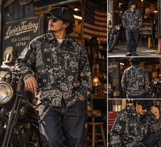 Levin‘sFactory スタンダードペイズリーシャツ 長袖シャツ