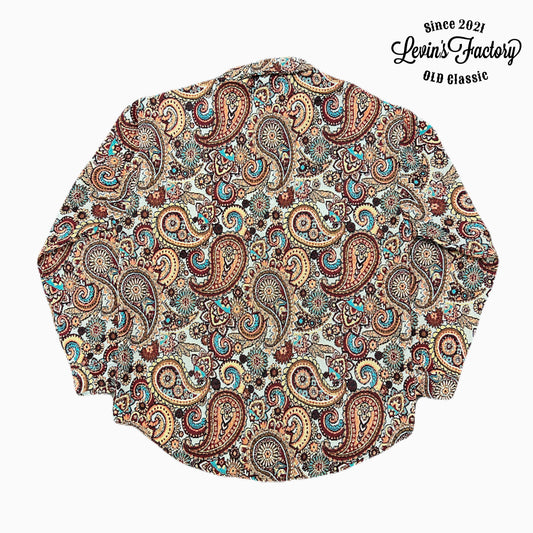 Levin‘sFactory レトロ×ペイズリー 長袖シャツ