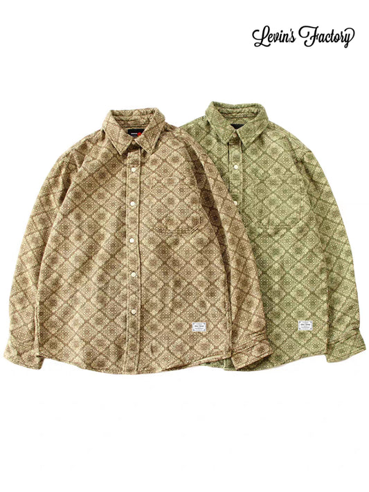 Levin‘sFactory レトロ×ペイズリー 長袖シャツ