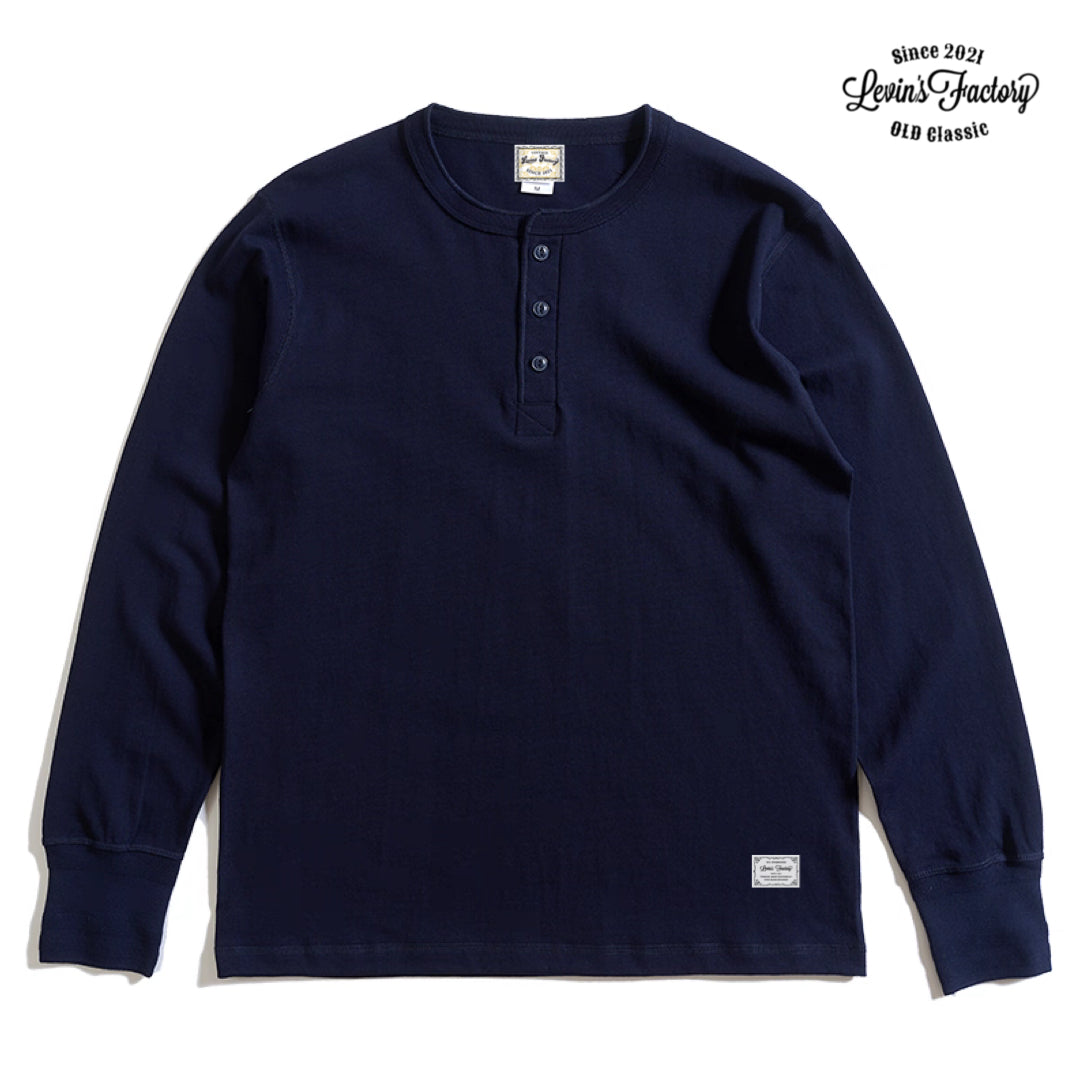 【復刻版】Levin`sFactory ヘンリーネックシャツ長袖