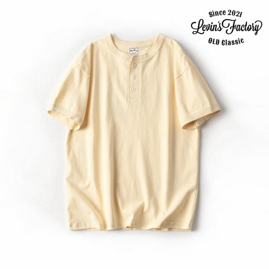 Levin‘sFactory ヘンリーネックシャツ半袖