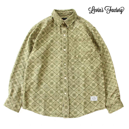 Levin‘sFactory レトロ×ペイズリー 長袖シャツ