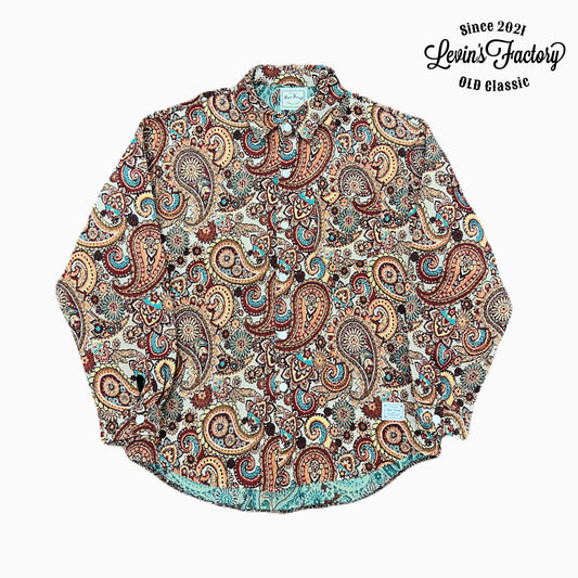 Levin‘sFactory レトロ×ペイズリー 長袖シャツ
