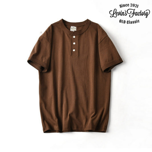 Levin‘sFactory ヘンリーネックシャツ半袖