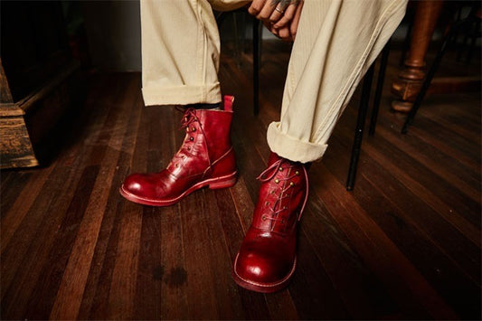 Great Deity オリジナルレッドワークブーツ