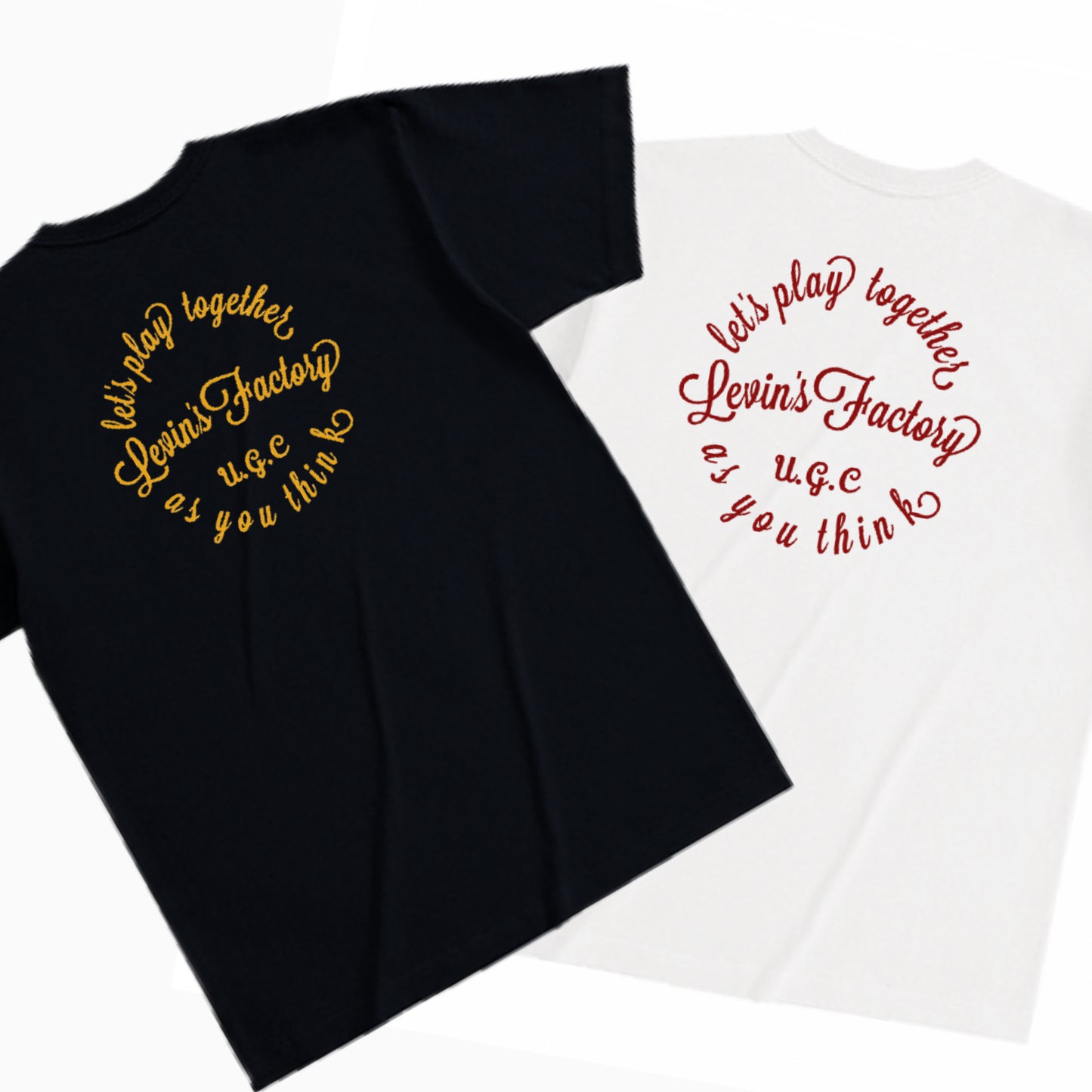 Levin‘s Factory×Cross Stitch オープンエンドTシャツ