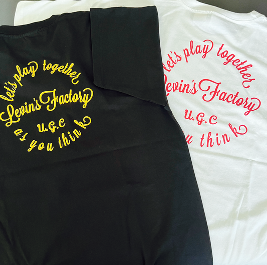 Levin‘s Factory×Cross Stitch オープンエンドTシャツ