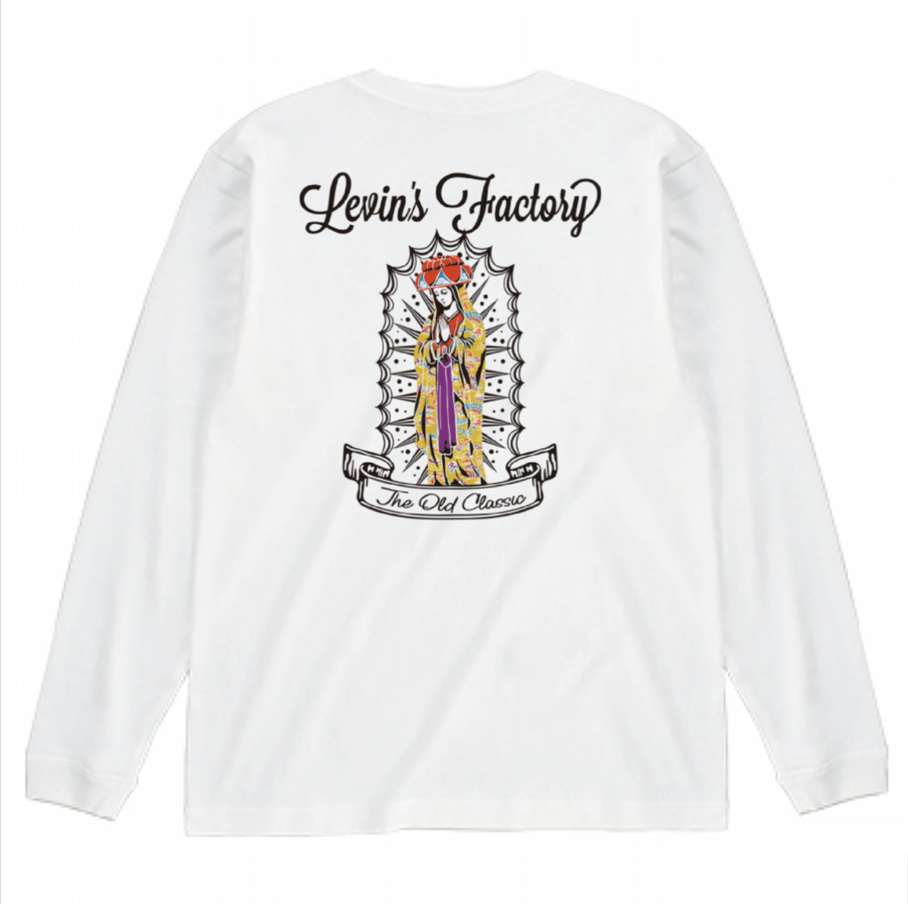 Levin's Factory×Cross Stitch オープンエンドロングTシャツ | Levin`s