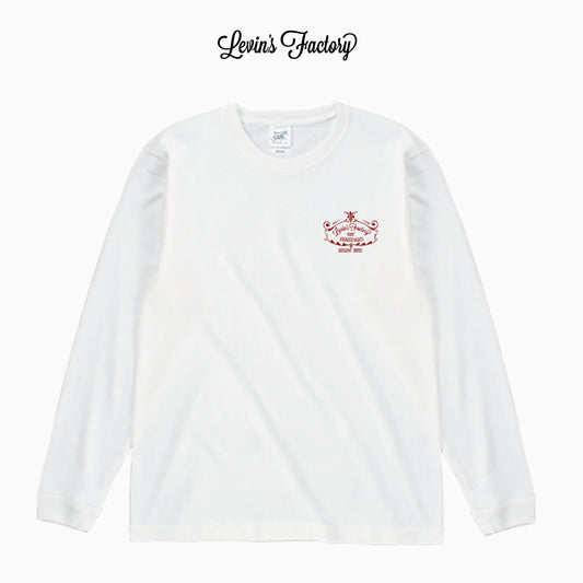 Levin‘s Factory×Cross Stitch オープンエンドロングTシャツ