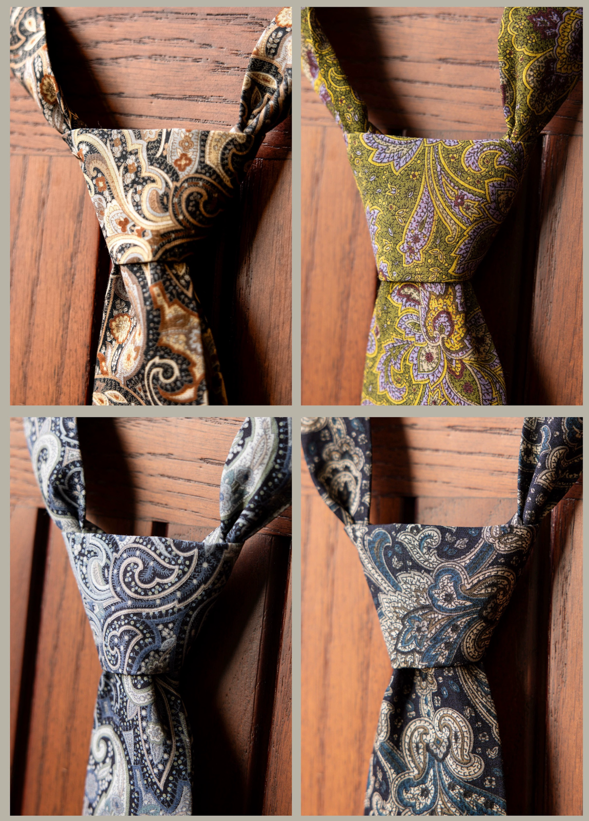 Redtorunado クラシックペイズリーネクタイ