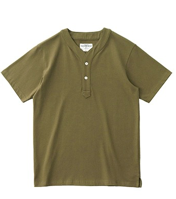 OKONKWO ヘンリーネックシャツ