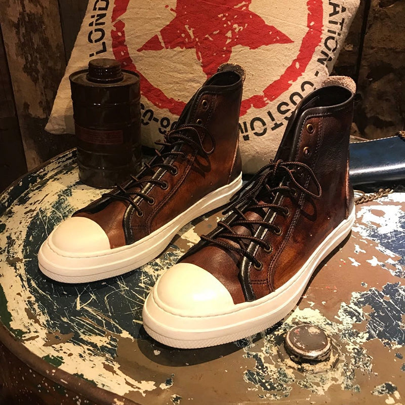 Great Deity 牛革レザーシューズ 8HOLE ブーツ