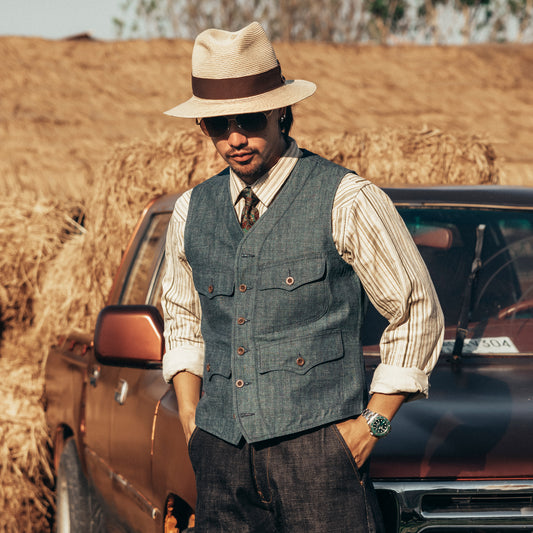 Red torunado インディゴベスト