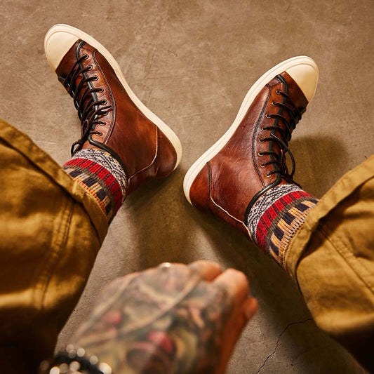 Great Deity 牛革レザーシューズ 8HOLE ブーツ