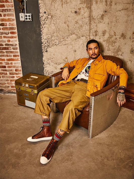 Great Deity 牛革レザーシューズ 8HOLE ブーツ