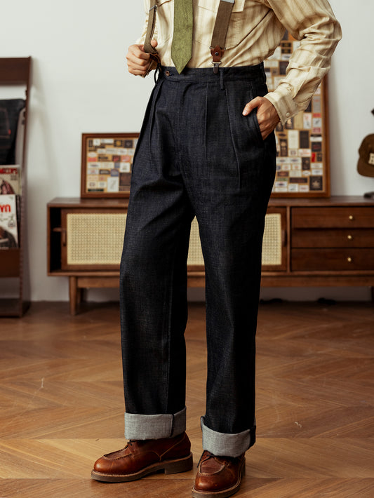 Red torunado ハイウェストレトロジーンズ