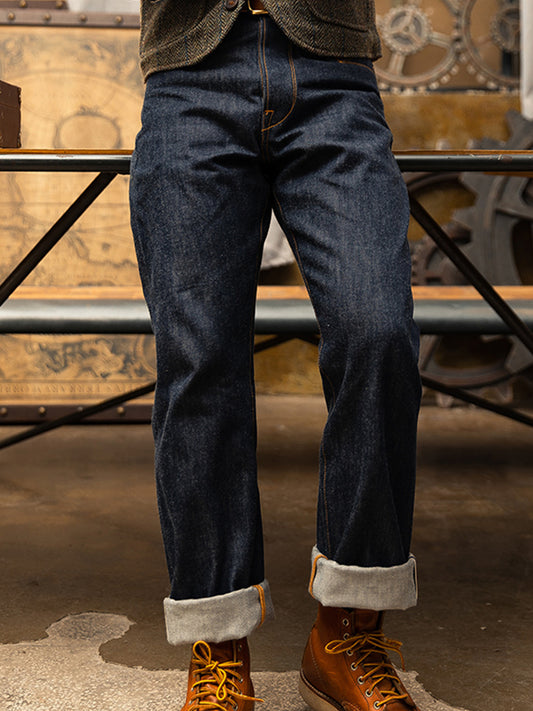 Red torunado ポケットフラワージーンズ