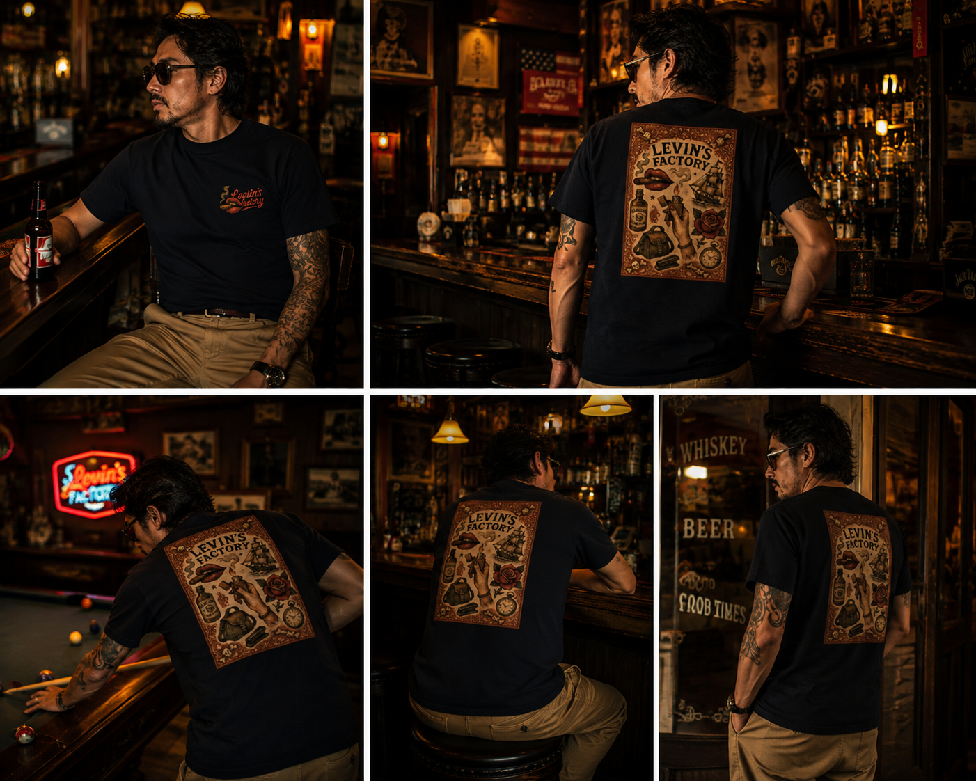 Levin‘s Factory　オープンエンドTシャツ