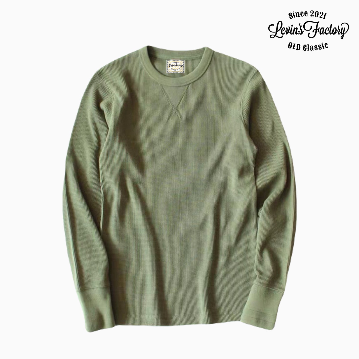 Levin`sFactory  ワッフルシャツ