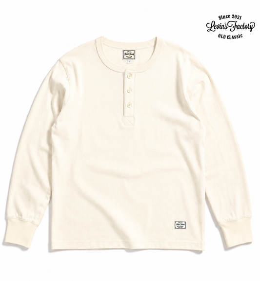 【復刻版】Levin`sFactory  ヘンリーネックシャツ長袖