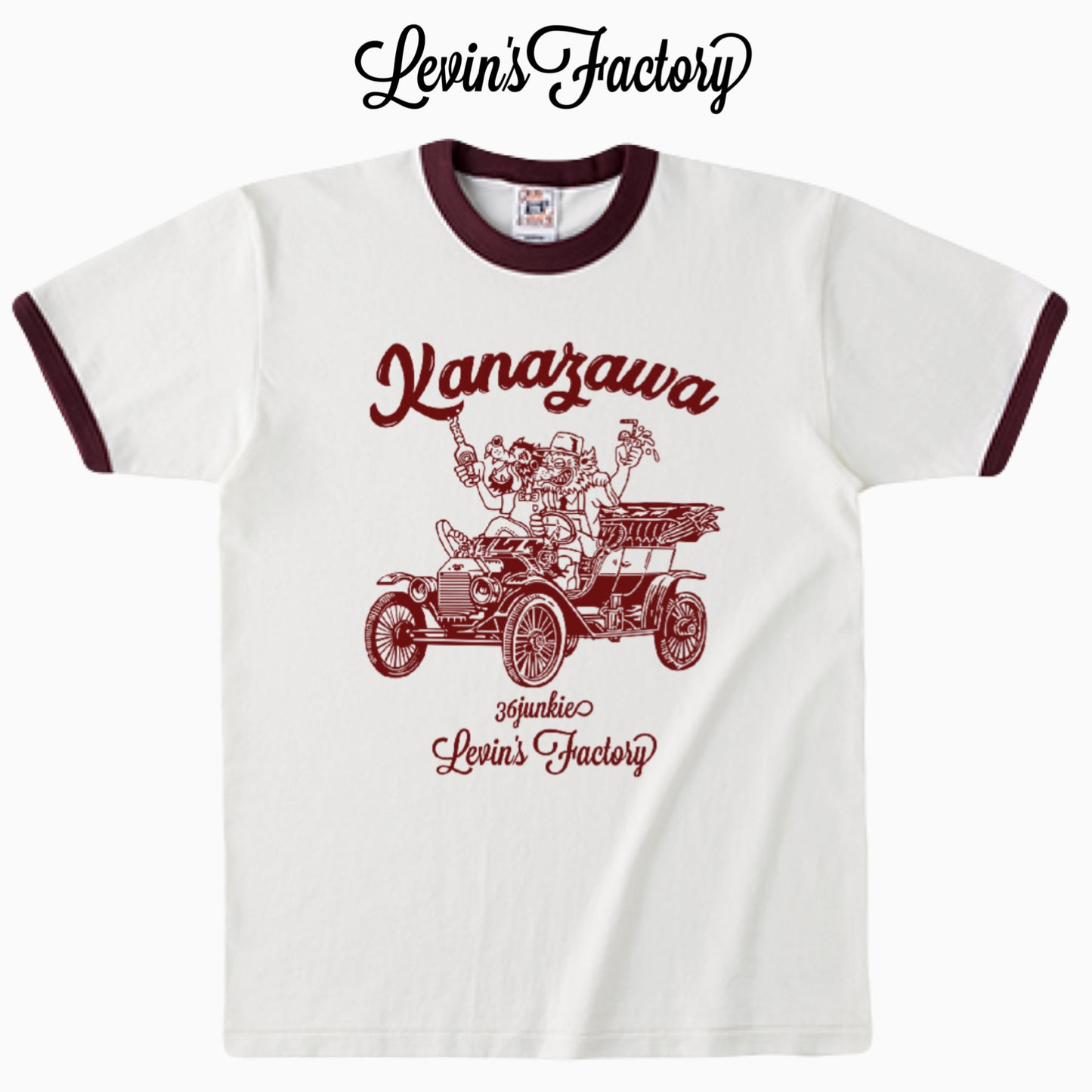 Levin‘sFactory　リンガーTシャツ