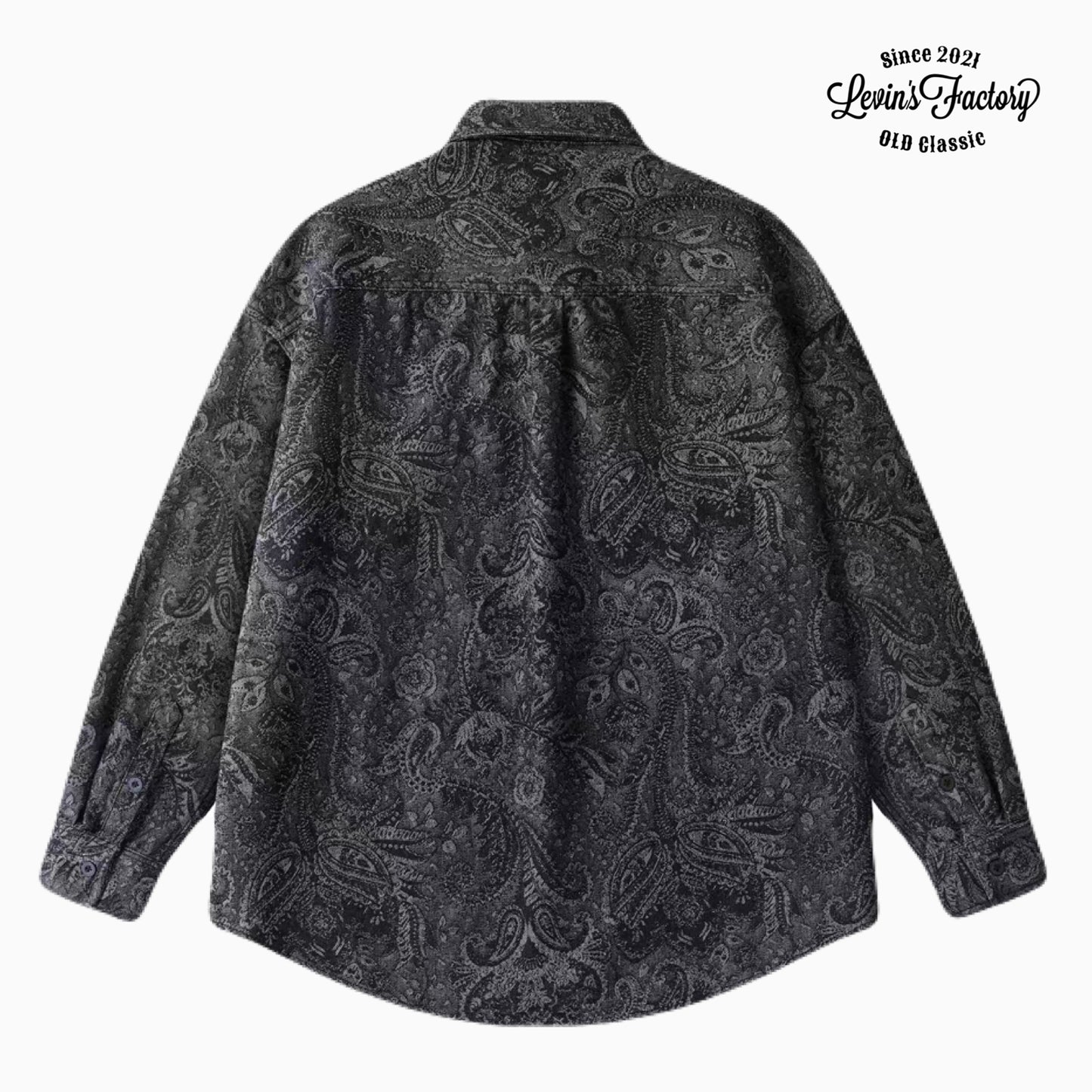Levin‘sFactory　クラシックペイズリー　長袖シャツ