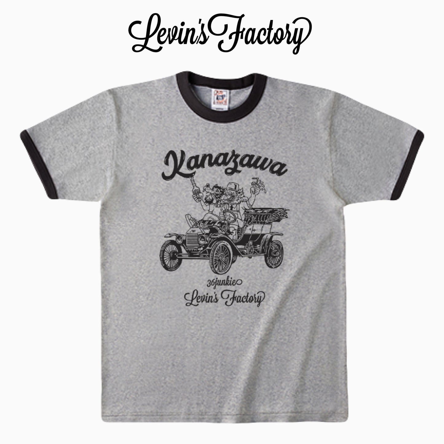 Levin‘sFactory　リンガーTシャツ