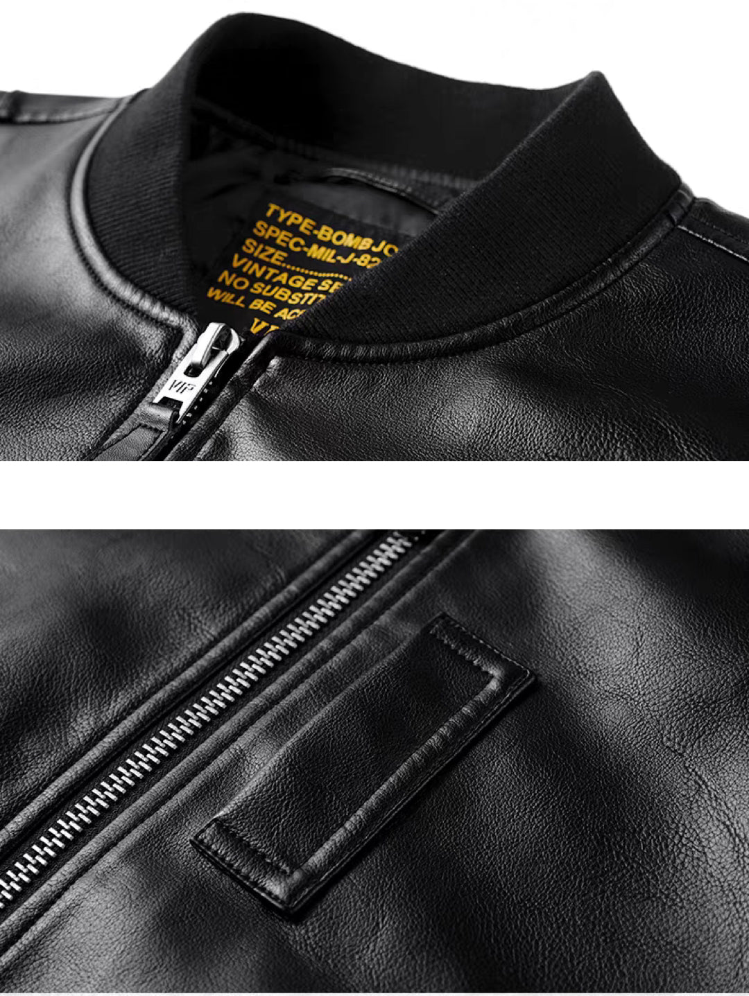 Levin'sfactory　MA-1レザージャケット