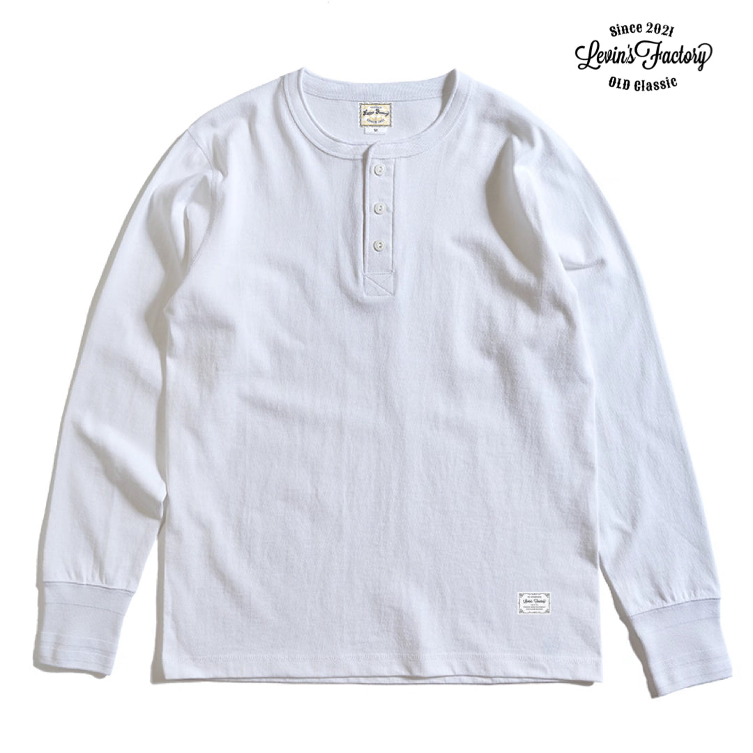 [専用出品]LEVIN 復刻版】Levin`sFactory ヘンリーネックシャツ長袖 | Levin`s Factory