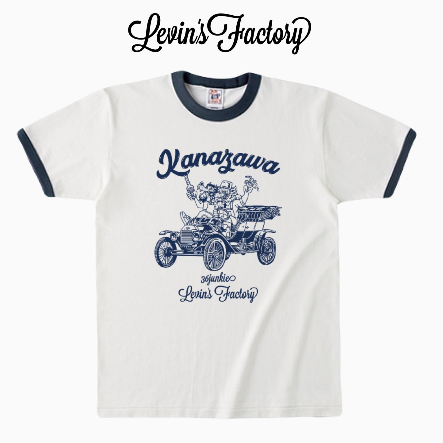 Levin‘sFactory　リンガーTシャツ