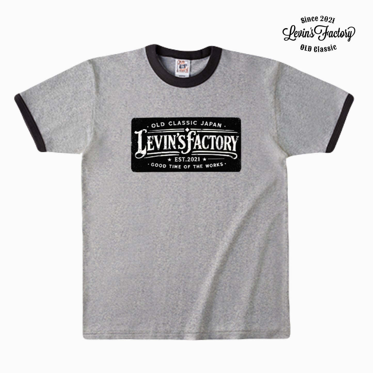 Levin‘sFactory　リンガーTシャツ