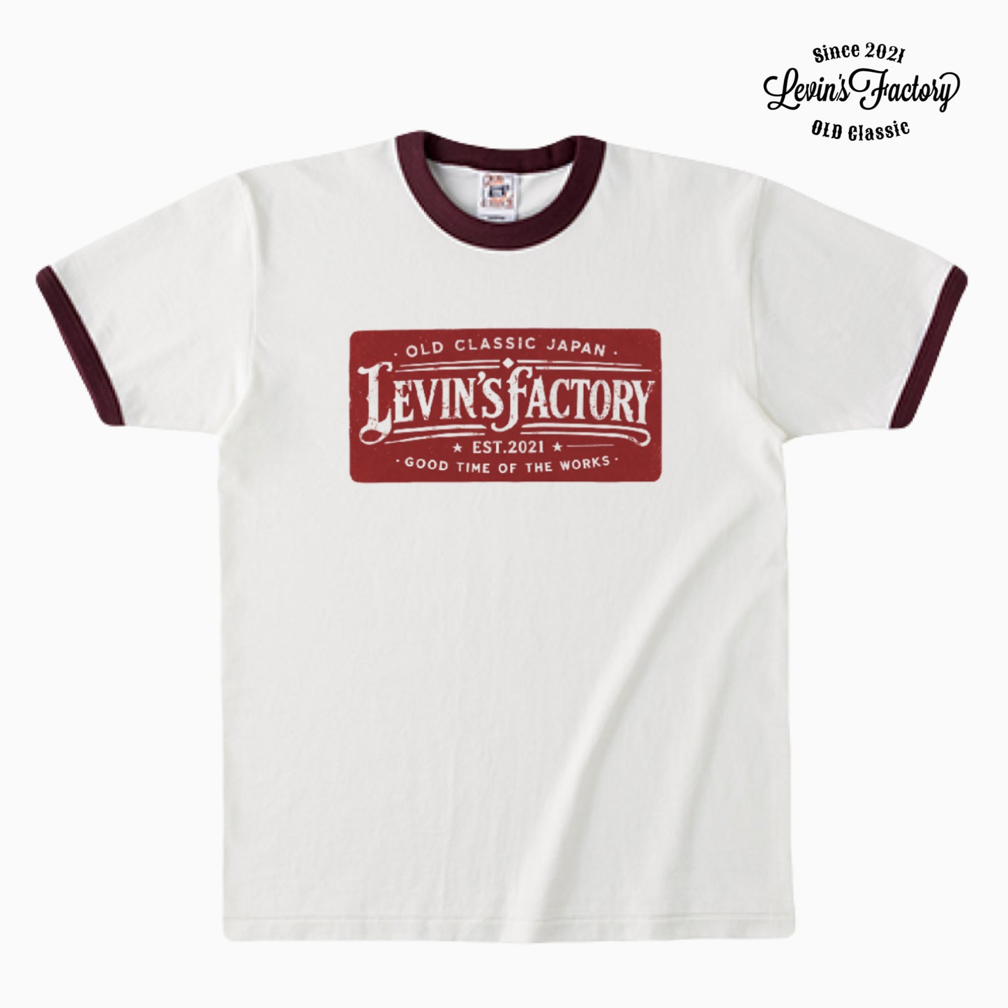 Levin‘sFactory　リンガーTシャツ