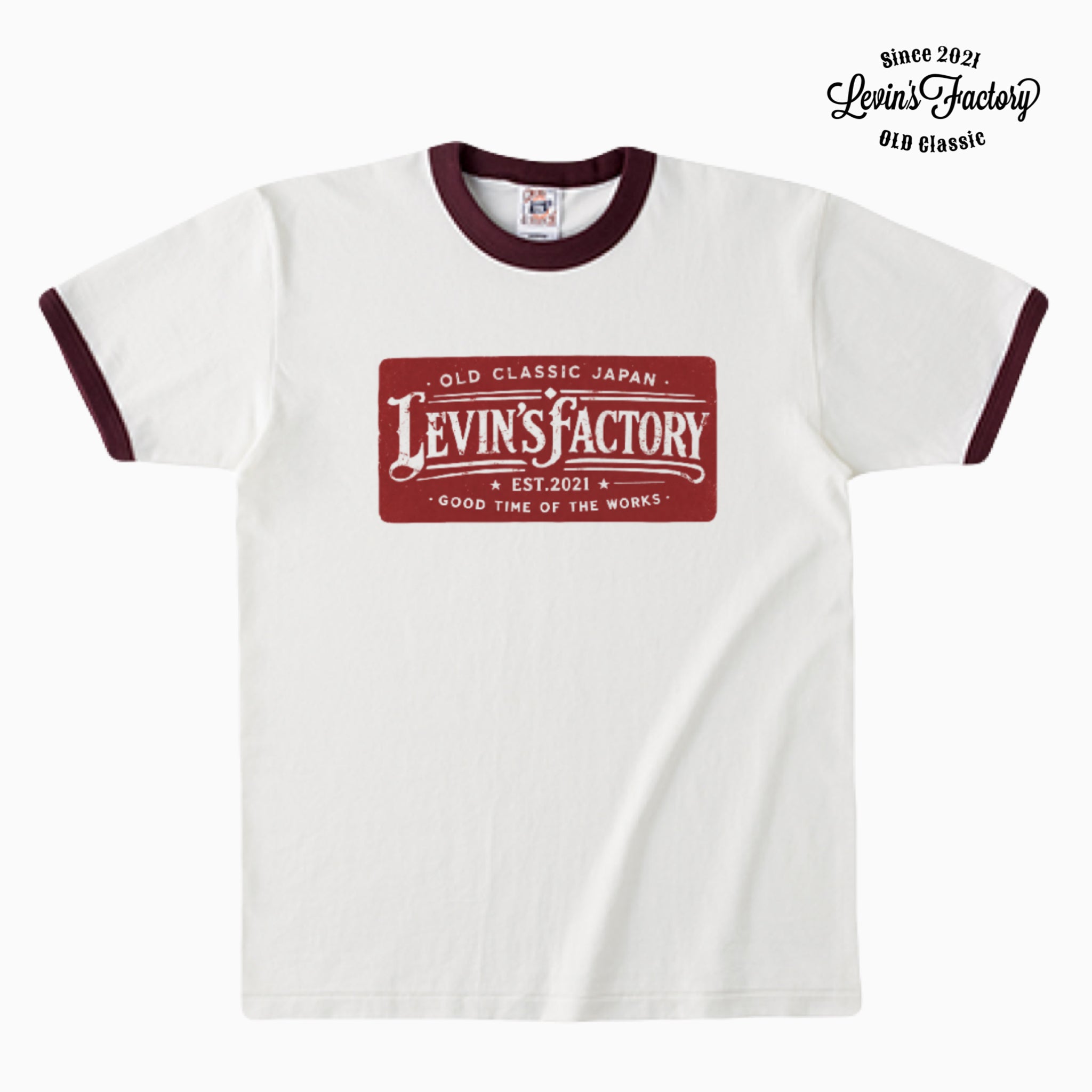 美品 Age factory リンガー Tシャツ フォーリミ　GEN着用モデル Levin'sFactory リンガーTシャツ | Levin`s Factory