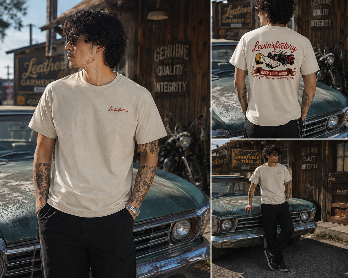 Levin‘s Factory　オープンエンドTシャツ