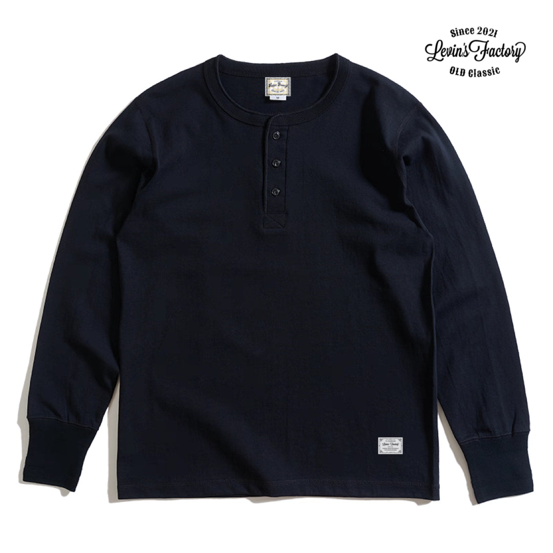 【復刻版】Levin`sFactory  ヘンリーネックシャツ長袖
