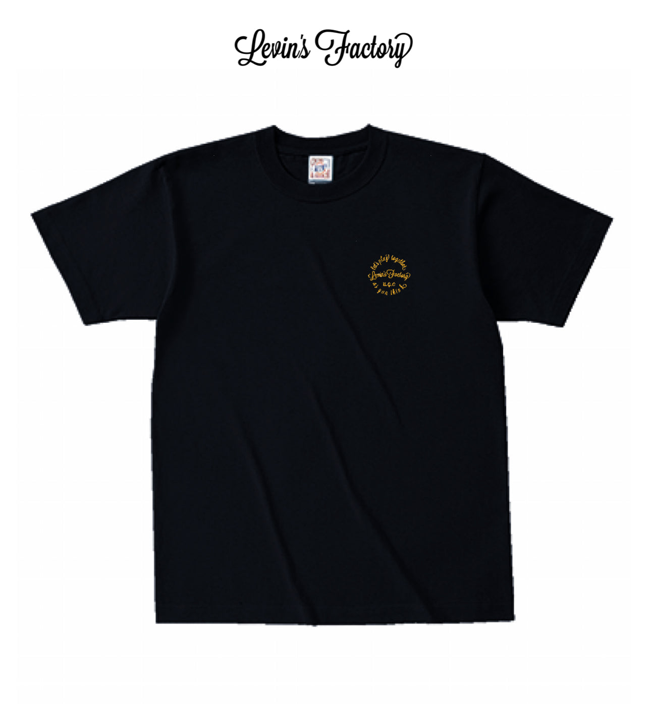 Levin‘s Factory×Cross Stitch　オープンエンドTシャツ　
