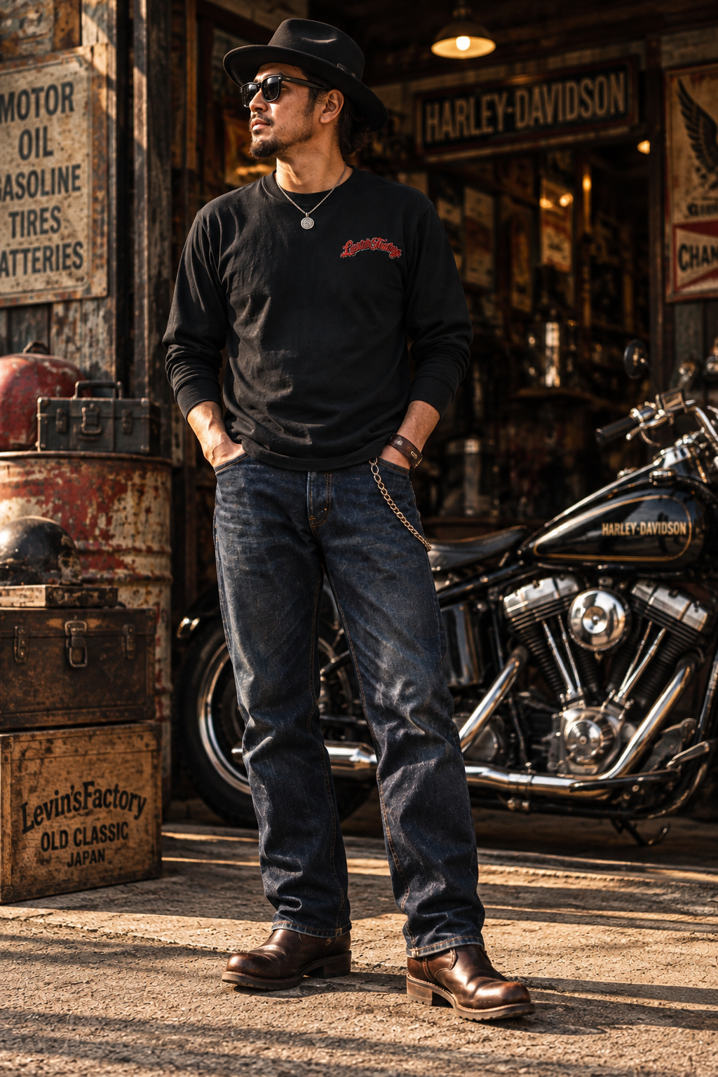 Levin‘sFactory　オープンエンドTシャツ