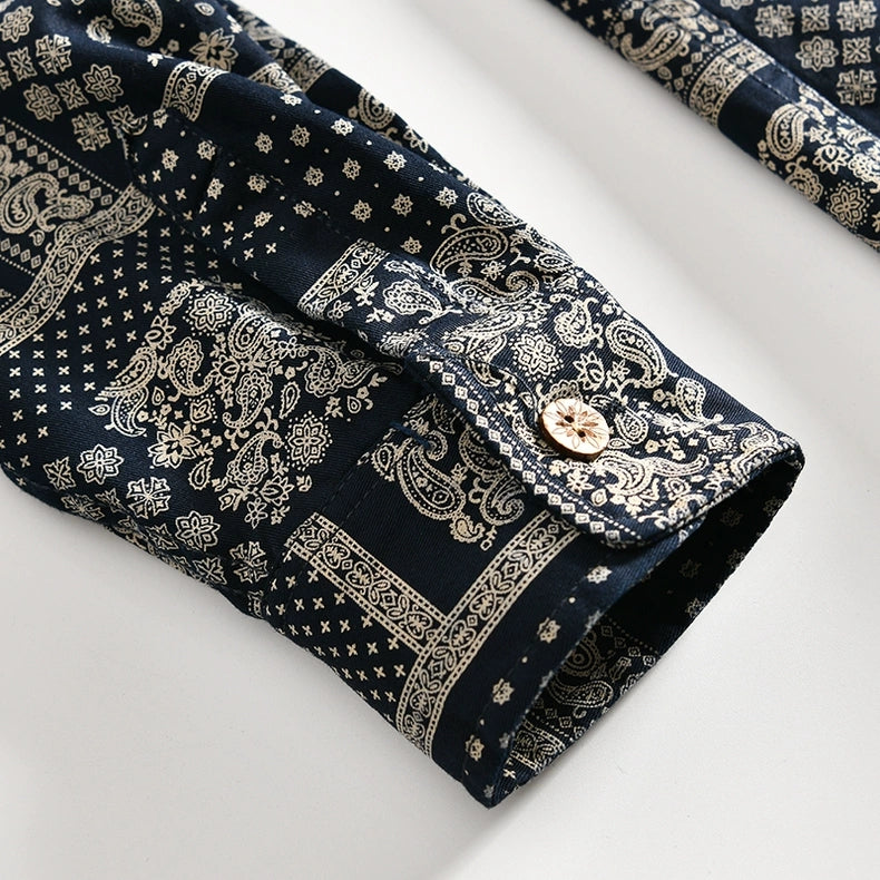 Levin‘sFactory　スタンダードバンダナ　ペイズリー　長袖シャツ