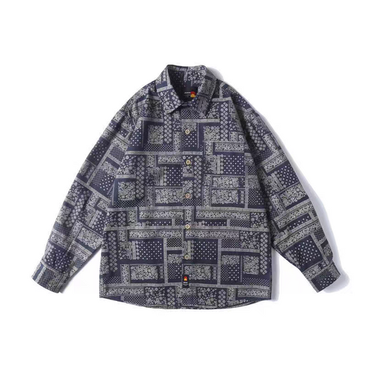 Levin‘sFactory　スタンダードバンダナ　ペイズリー　長袖シャツ