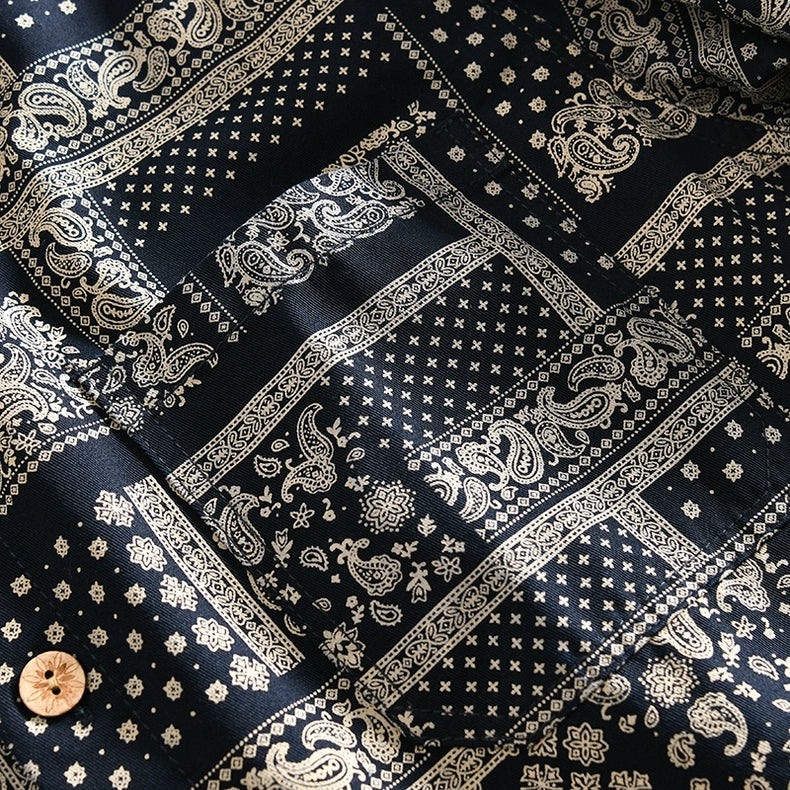 Levin‘sFactory　スタンダードバンダナ　ペイズリー　長袖シャツ