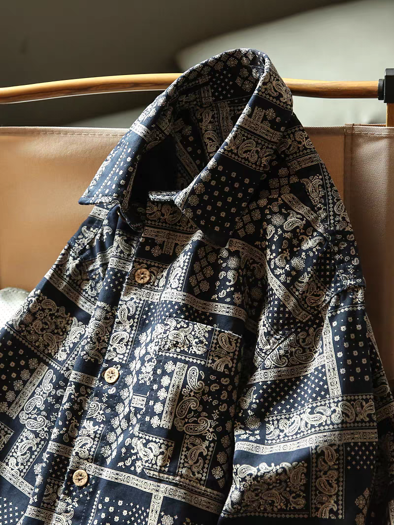 Levin‘sFactory　スタンダードバンダナ　ペイズリー　長袖シャツ