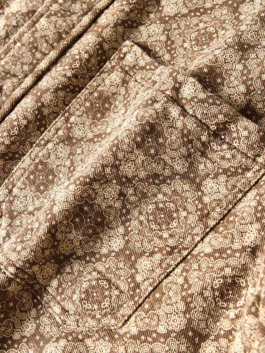 Levin‘sFactory　レトロ×ペイズリー　長袖シャツ