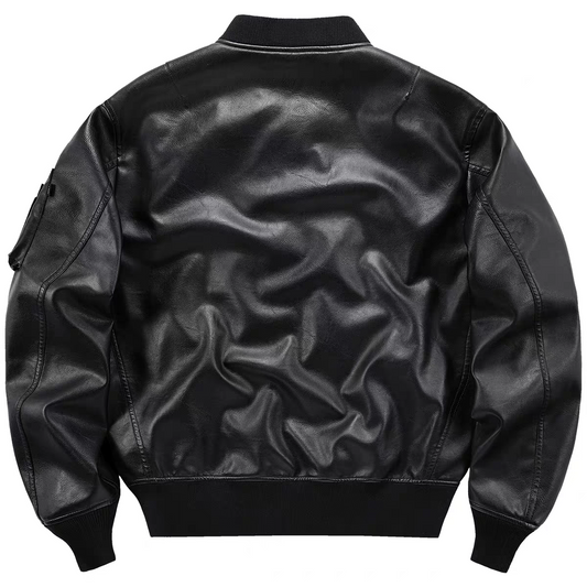 Levin'sfactory　MA-1レザージャケット