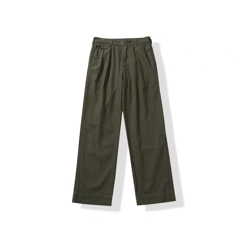 OKONKUWO 1950’ｓハイウェストレトロパンツ
