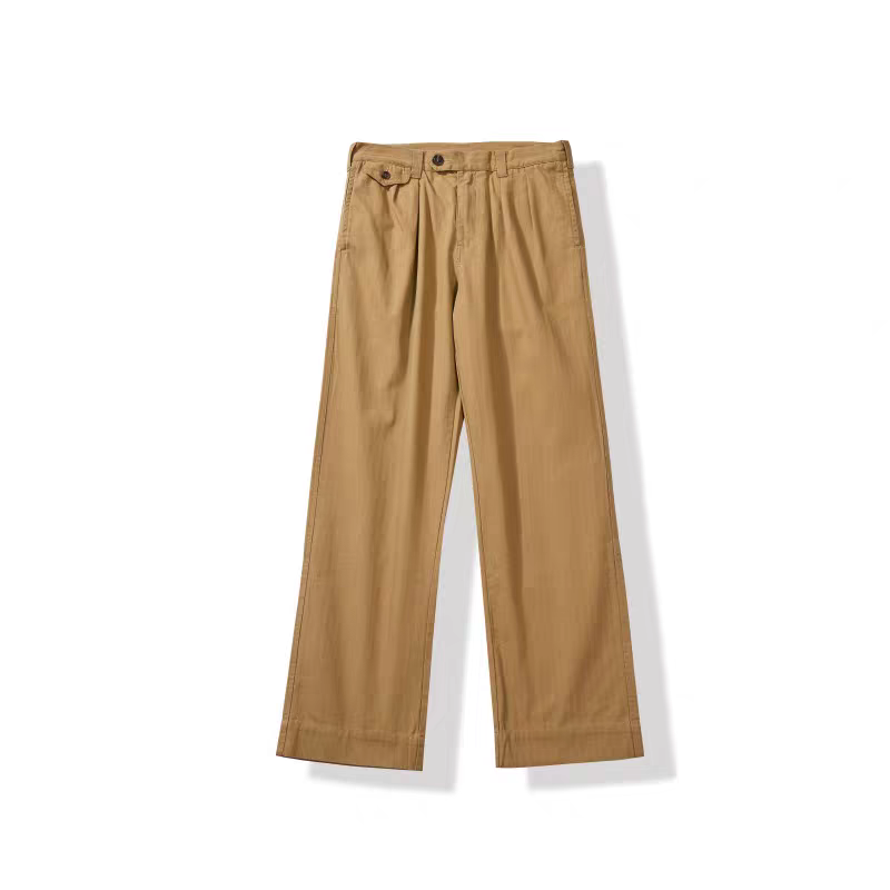 OKONKUWO 1950’ｓハイウェストレトロパンツ