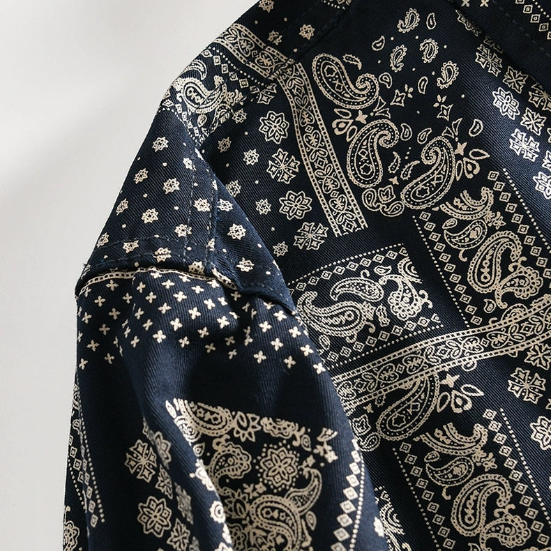 Levin‘sFactory　スタンダードバンダナ　ペイズリー　長袖シャツ