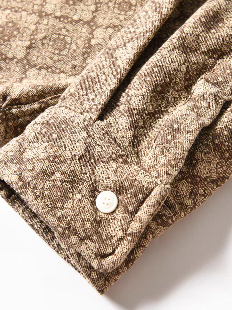 Levin‘sFactory　レトロ×ペイズリー　長袖シャツ